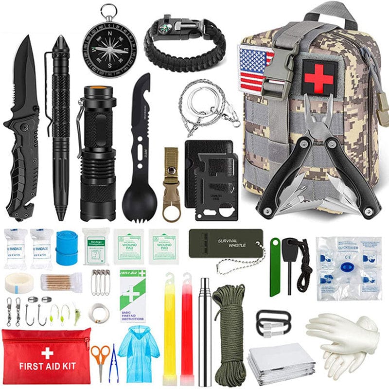 Ultimate Survival Gear: Outdoor SOS Emergency Kit - Multifunctional Survival Tools
