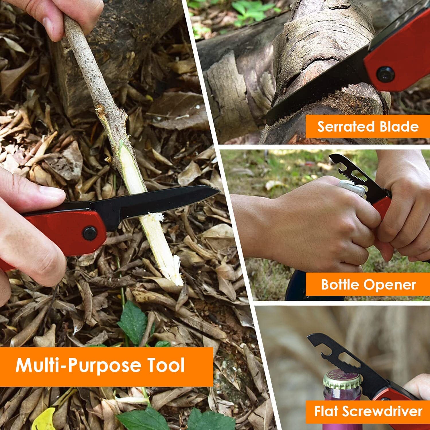 13 In 1 Multi-tool Hammer - Ultimate Outdoor Camping Survival Tools - Premium Tools from Prepared Bee - Just $20.95! Shop now at Prepared Bee