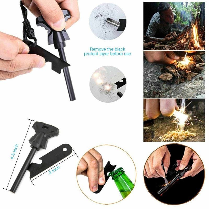 Outdoor Emergency Camping Hiking Survival Gear Tools 14-in-1 Kit - Premium Tools from Prepared Bee - Just $59.21! Shop now at Prepared Bee