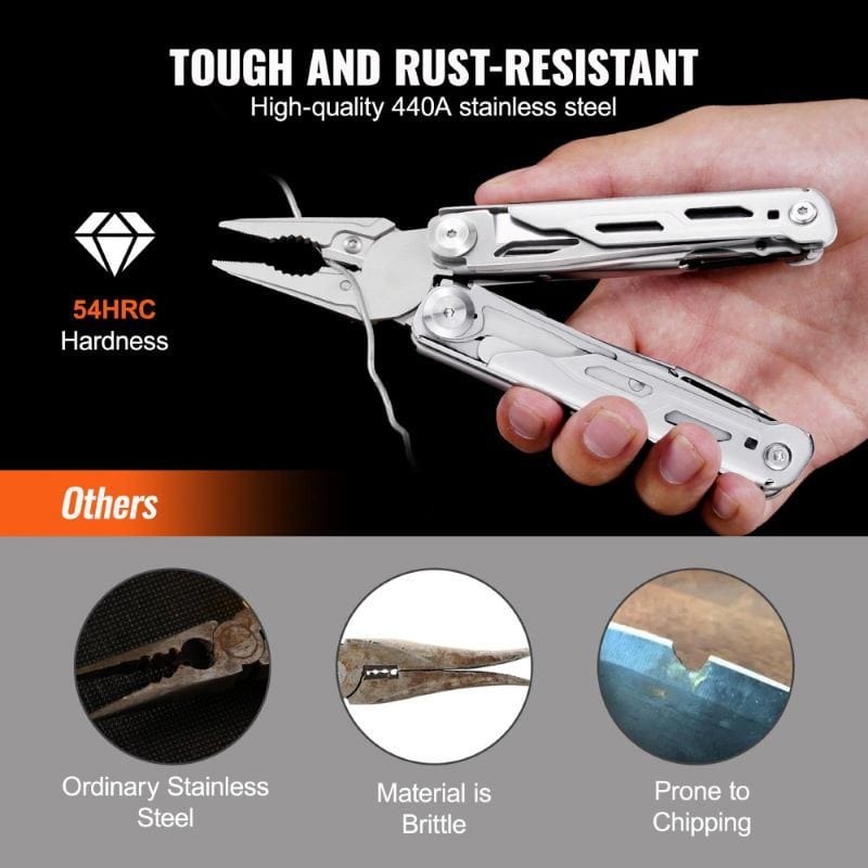 Multi-Tool Pliers Set - Your Essential Companion for Survival, Camping, Hunting, and Hiking