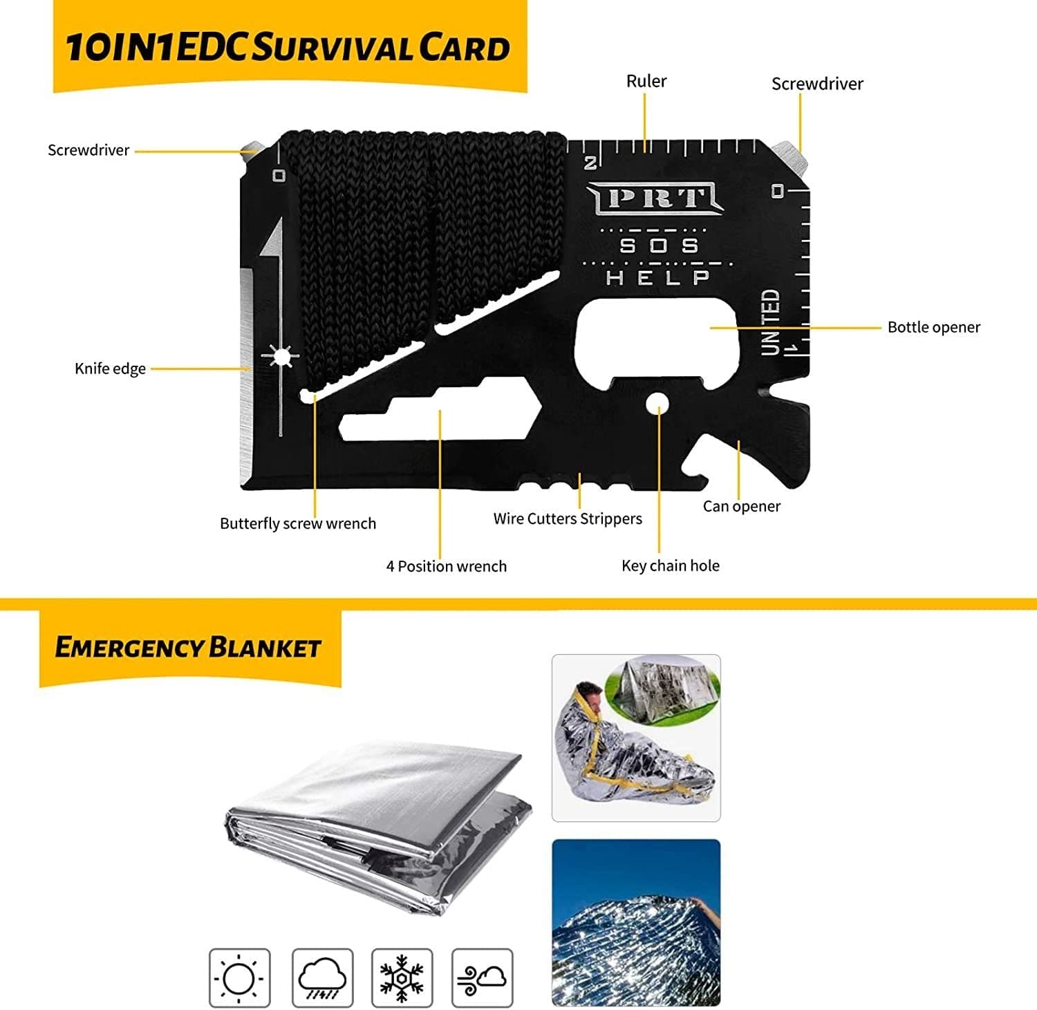 Antarctica Emergency Survival Gear Kits 60 In 1 - Ultimate Preparedness - Premium Tools from Antarctica - Just $46.06! Shop now at Prepared Bee
