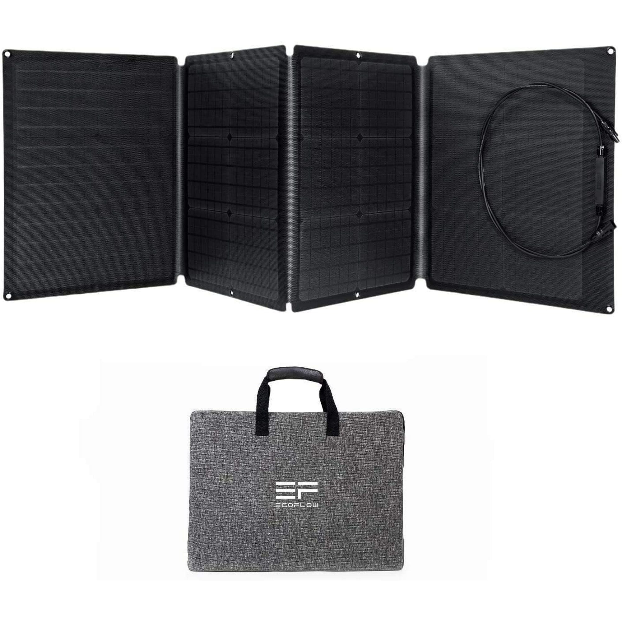 EcoFlow 110W Portable Solar Panel - Chainable, Foldable Solar Charger - Waterproof for Outdoor Use, Compatible with Power Station Generators - Premium Solar Panels from EcoFLow - Just $299! Shop now at Prepared Bee