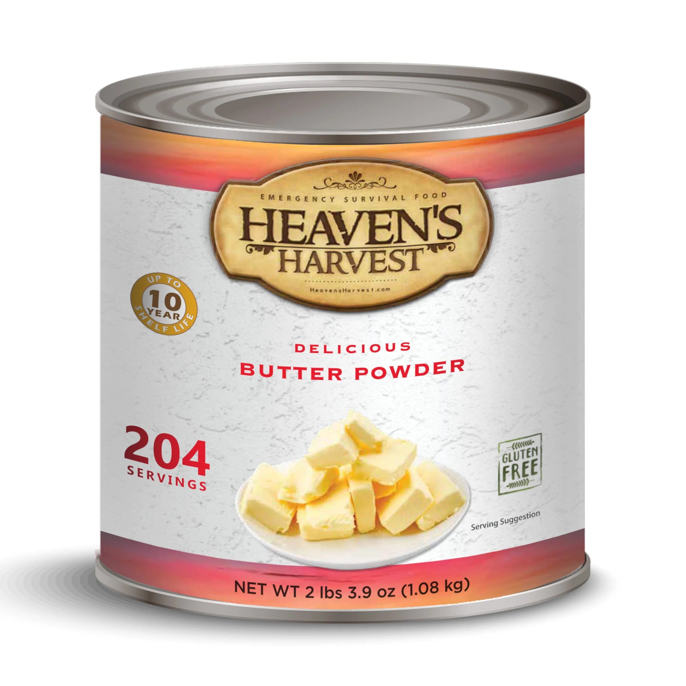 Heaven's Harvest Freeze-Dried Butter: The Ultimate 10-Year Shelf Life Butter Solution - Premium Emergency Food Supply from Heaven's Harvest - Just $49.99! Shop now at Prepared Bee