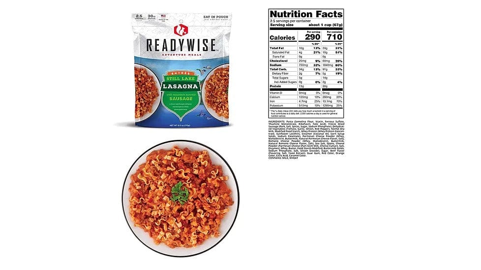 ReadyWise Adventure Meals Favorites Kit - For Emergency Food Supply and Outdoor Adventures