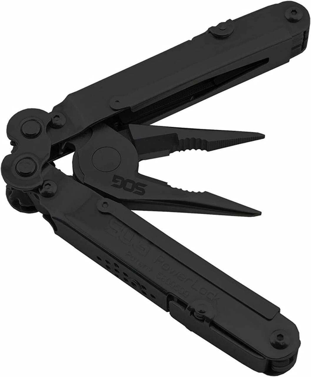 SOG Professional Multi-Tool Gear PowerLock Black, Scissors, Nylon Pouch - 18 Tools - 420 Stainless steel - Premium Tools from SOG - Just $74.95! Shop now at Prepared Bee