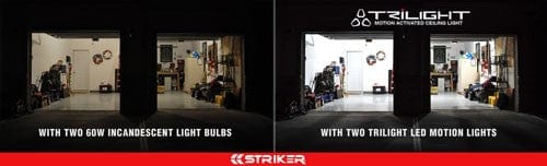 Striker Trilight Motion - Activated Garage/work Light< - Premium Lights from Striker - Just $97.14! Shop now at Prepared Bee