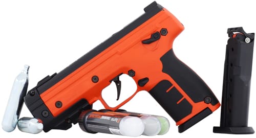Byrna Le Universal Kit Orange - W/2 Mags & Projectiles - Premium Pepper Spray from Byrna Technologies - Just $479.99! Shop now at Prepared Bee