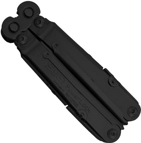 SOG Professional Multi-Tool Gear PowerLock Black, Scissors, Nylon Pouch - 18 Tools - 420 Stainless steel