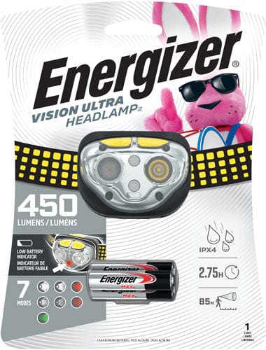 Energizer Vision Ultra Hd - Headlamp 450 Lumens W/aaa Batt