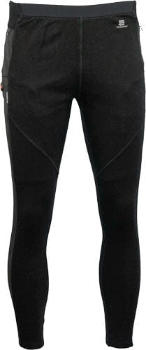 Mobile Warming Men's Merino - Heated Pants Black Large
