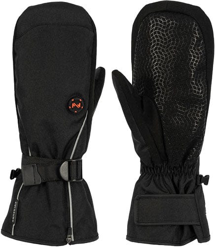 Storm Electric Heated Mitten - Mobile Warming® Technology - Unisex Black - Large - 100% Waterproof Insulated