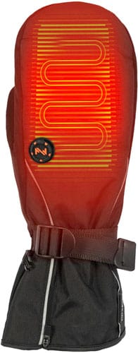 Storm Electric Heated Mitten - Mobile Warming® Technology - Unisex Black - Large - 100% Waterproof Insulated