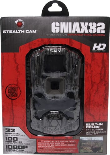 Stealth Cam Trail Cam Gmax32 - 32mp/1080hd Video Camo Ir