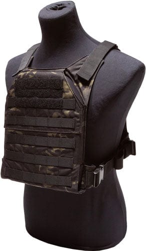 Grey Ghost Gear Minimalist - Plate Carrier Multicam Black - Premium Body Armor from Grey Ghost Gear - Just $124.66! Shop now at Prepared Bee