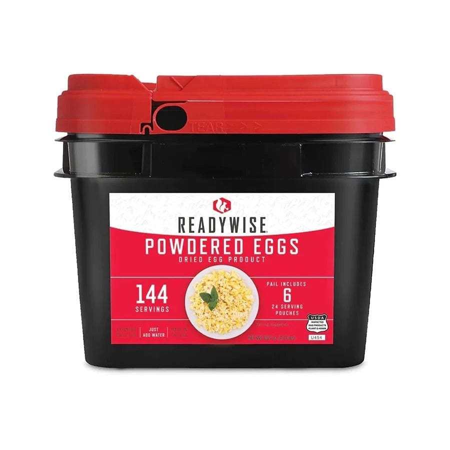 Long-Term Storage 144-Serving Freeze-Dried Powdered Eggs - Essential Emergency Food Supply by ReadyWise - Premium Emergency Food Supply from ReadyWise - Just $189.99! Shop now at Prepared Bee
