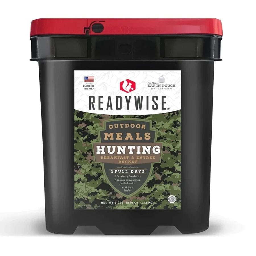 ReadyWise Hunting Breakfast & Entree Selection Outdoor Adventure Meal Kit - Premium Emergency Food Supply from ReadyWise - Just $89.99! Shop now at Prepared Bee