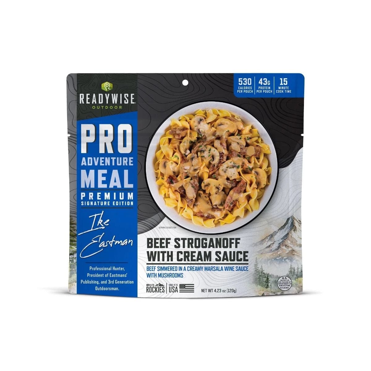 ReadyWise Outdoor Pro Adventure Beef Stroganoff: Gourmet 6-Pack Meal with Mushroom Cream Sauce for Camping & Hiking - Premium Emergency Food Supply from ReadyWise - Just $79.99! Shop now at Prepared Bee