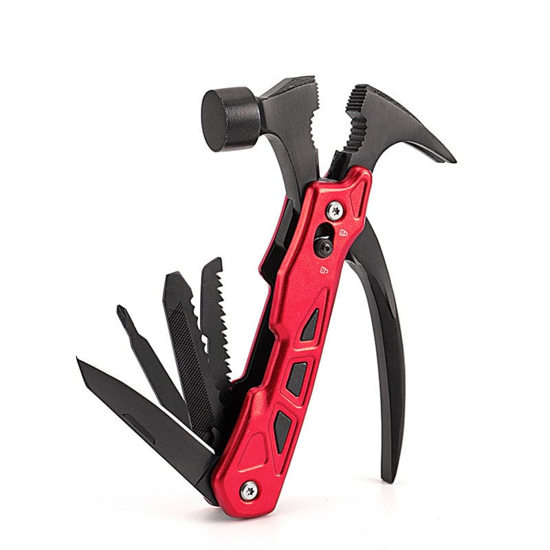 Ultimate Outdoor Companion: 12-in-1 Multifunction Hammer Tool - Emergency Life-saving Hammer Escape Tool