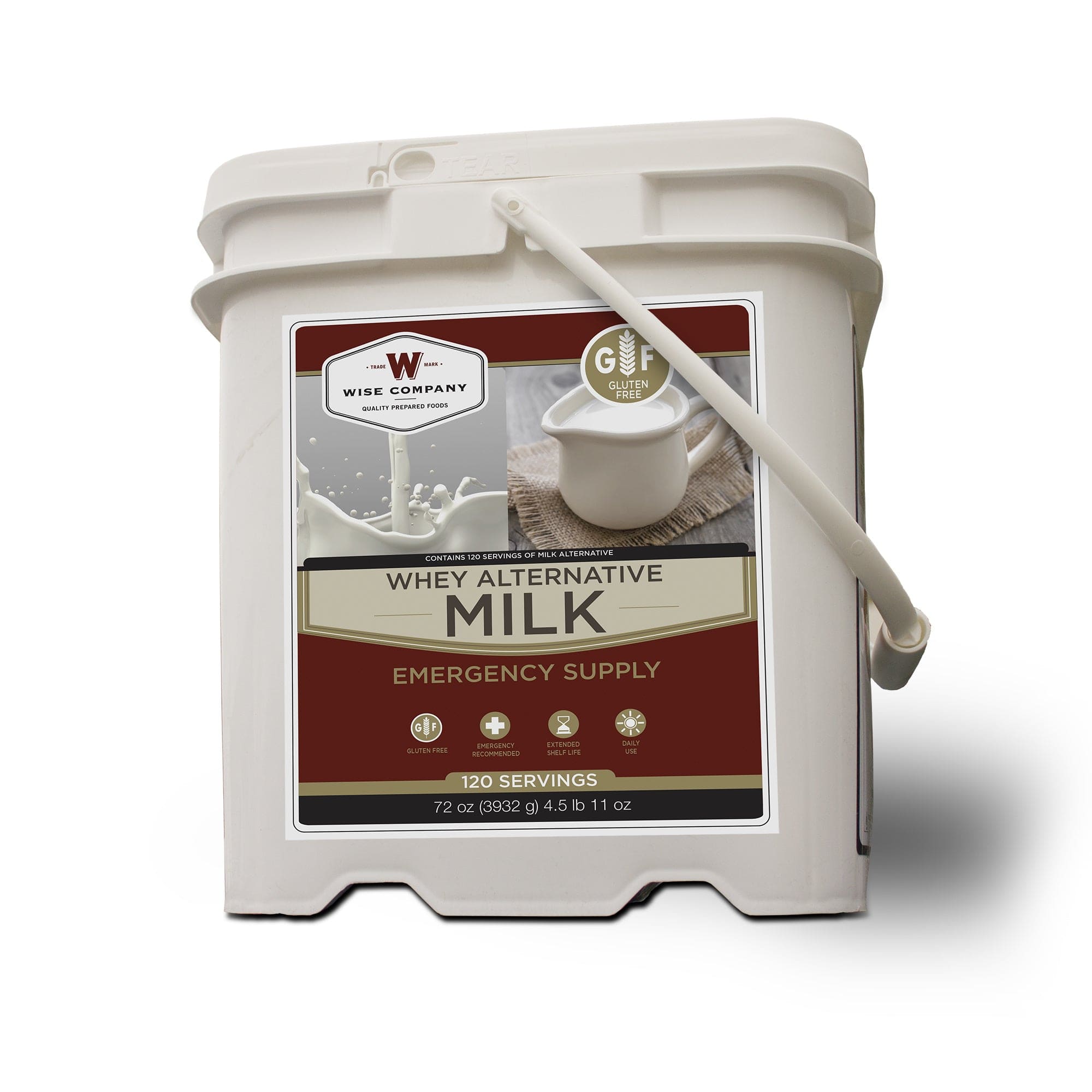 Wise Company 120 Serving Milk Buckets - Premium Emergency Food Supply from Wise Company - Just $89.99! Shop now at Prepared Bee