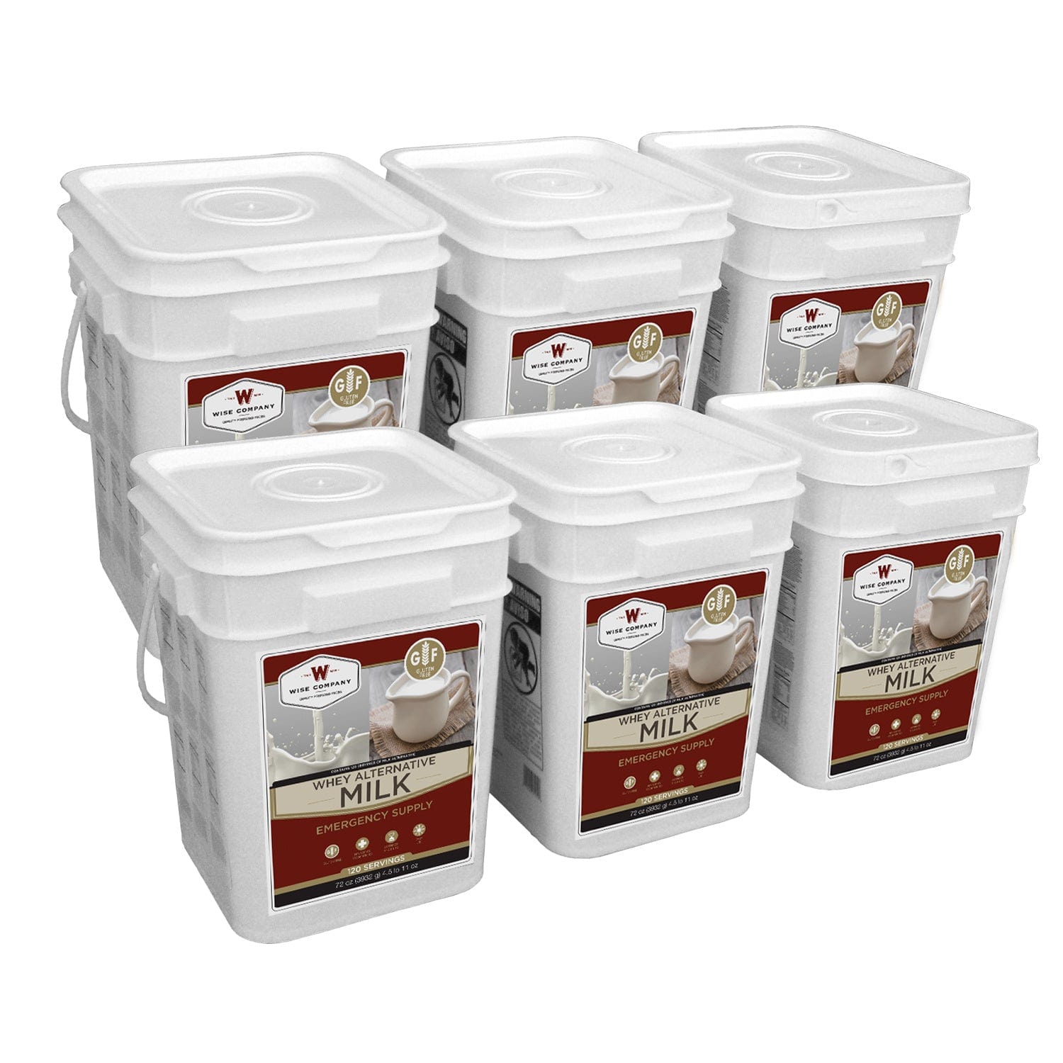 Wise Company 720 Serving Milk Buckets - Premium Emergency Food Supply from Wise Company - Just $549.99! Shop now at Prepared Bee