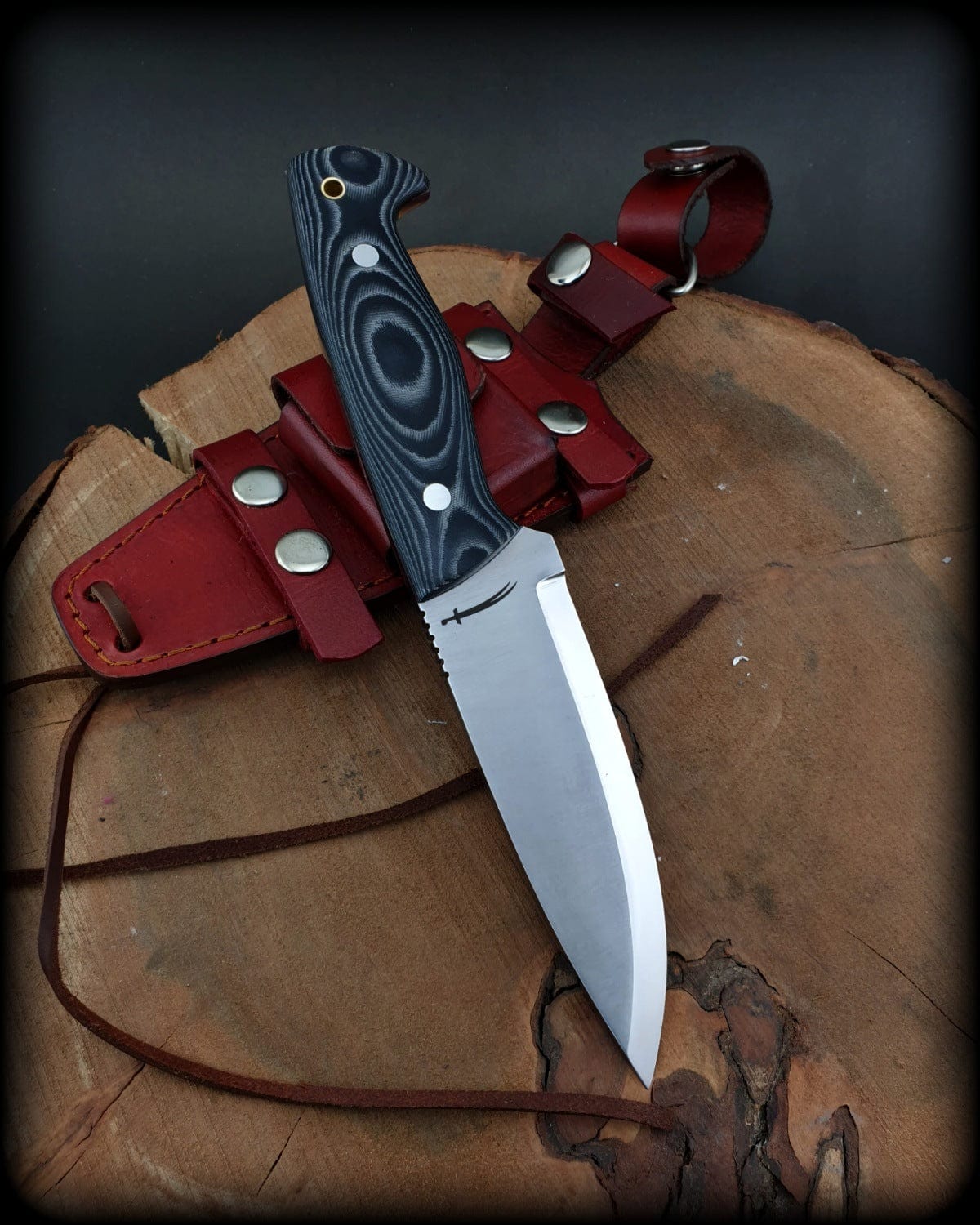 Bushcraft Knife Black Micarta - 1095 Bushcraft Knife - Vetus Knives - Premium Knives from Vetus Knives - Just $118.43! Shop now at Prepared Bee