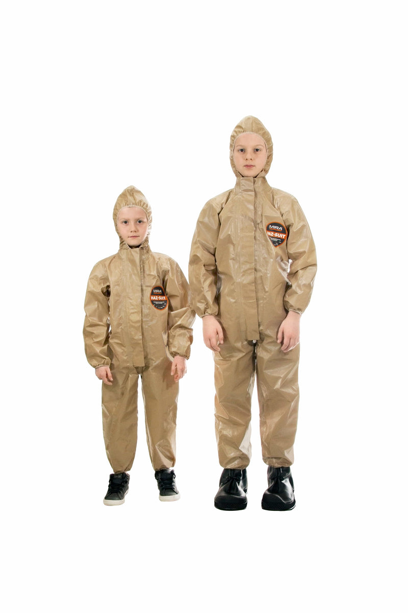 HAZMAT Suit - Chemical Protective CBRN HAZMAT Suit - Children to Adult Size - MIRA Safety