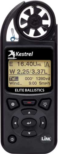 Kestrel 5700 Elite Weather Meter with Applied Ballistics and LiNK - Black