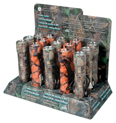 Rivers Edge Display Cb Camo - Laser Flashlight 15-pack - Premium Lights from Rivers Edge - Just $71.99! Shop now at Prepared Bee