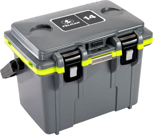 Pelican Coolers Im 14 Quart - Dkgray/green W/dry Storage - Premium Coolers from Pelican - Just $119.95! Shop now at Prepared Bee