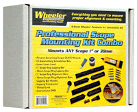 Wheeler Complete Scope - Mounting Kit 1" And 30mm