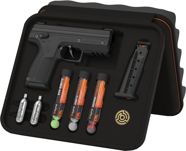 Byrna Sd Pepper Kit Black W/ - 2 Mags & Projectiles - Premium Non-Lethal Self-Defense from Byrna Technologies - Just $379.99! Shop now at Prepared Bee