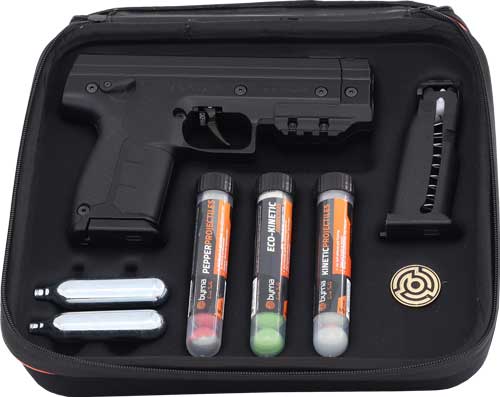 Byrna Le Pepper Kit Black W/ 2 - 7rnd Mags & 15 Projectiles - Premium Non-Lethal Self-Defense from Byrna Technologies - Just $479.99! Shop now at Prepared Bee