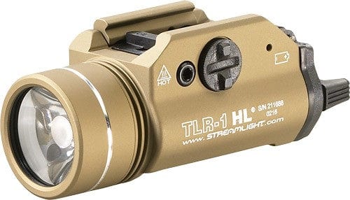 Streamlight Tlr-1 Hl C4 White - Led Light W/rail Mount Fde - Premium Lights from Streamlight - Just $162.54! Shop now at Prepared Bee