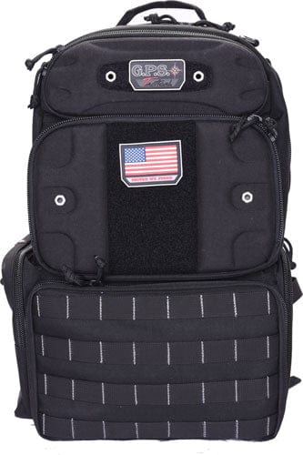 Gps Tactical Range Backpack - Tall W-waist Strap Black Nylon