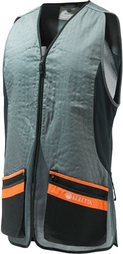 Beretta Men's S.pigeon Vest - Large Grey/orange - Premium Vest from Beretta - Just $84.73! Shop now at Prepared Bee