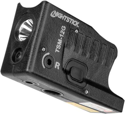 Nightstick Sub-comp Weapn Lght - W/grn Laser For Glock 26-39