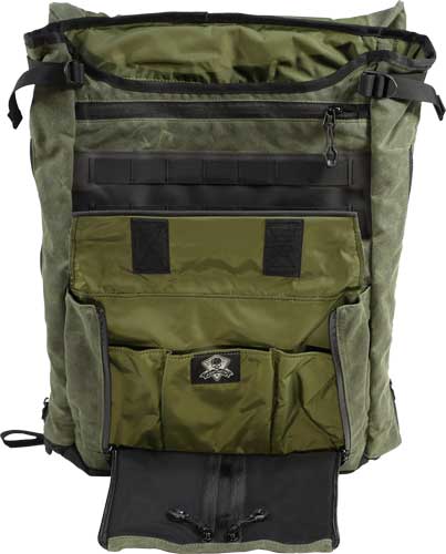 Grey Ghost Gear Gypsy Pack 2.0 - Waxed Canvas Olive Drab - Premium Backpacks from Grey Ghost Gear - Just $229.99! Shop now at Prepared Bee